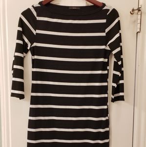 Black and White bodycon dress